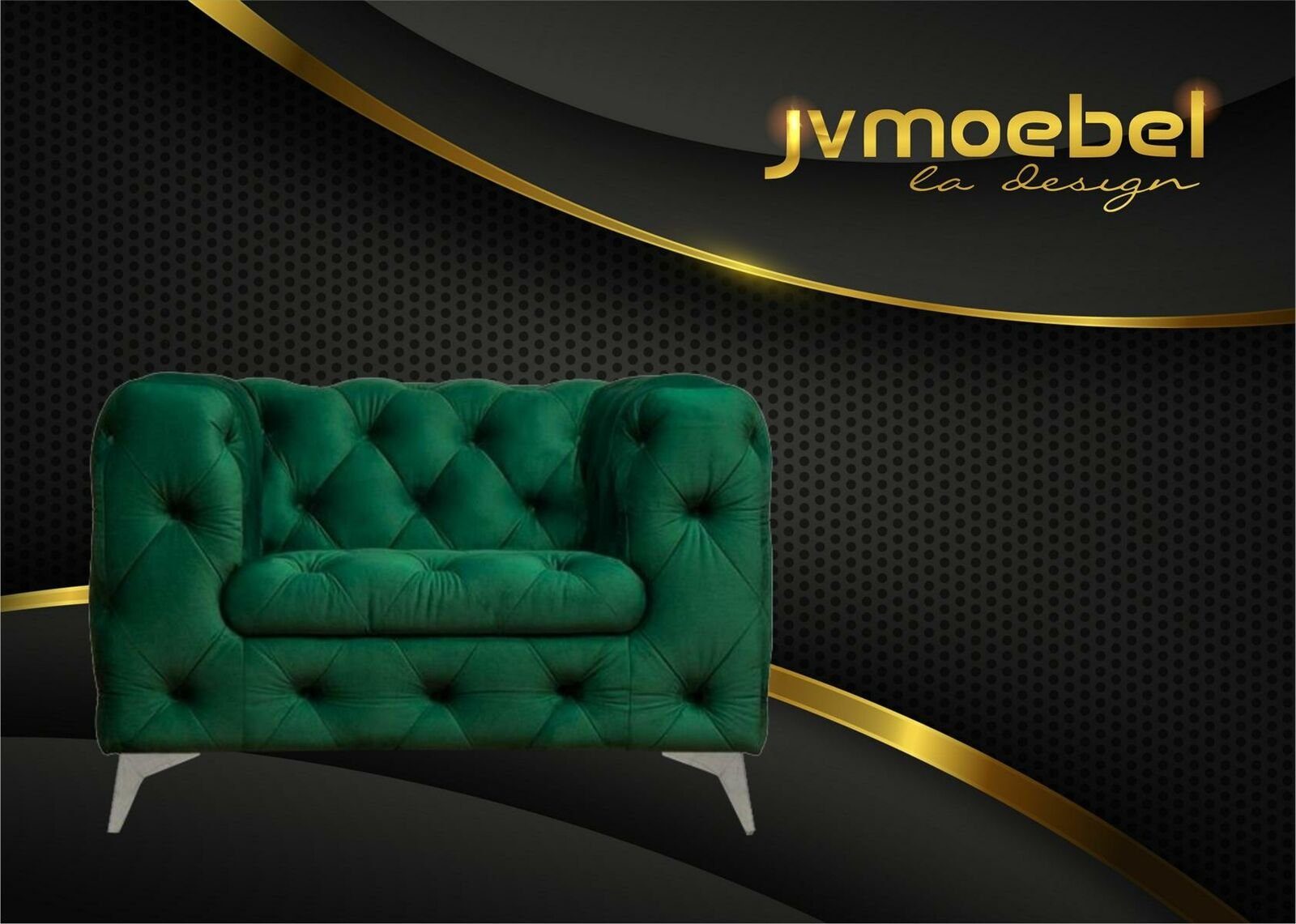 JVmoebel Chesterfield-Sessel, Chesterfield Sessel Luxus Einsitzer Chesterfield Polster Sofa Lounge