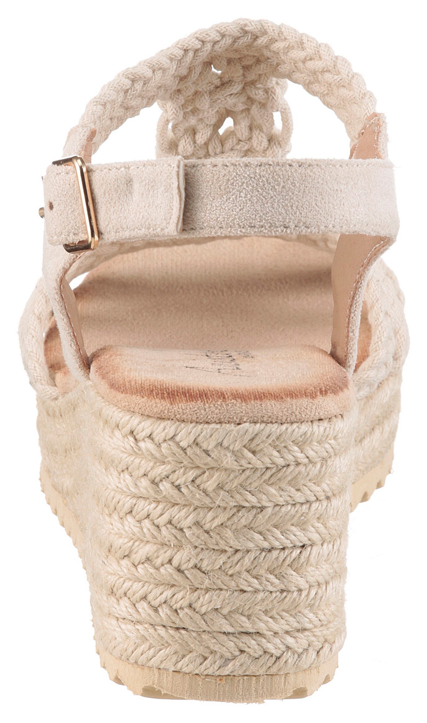 Aniston SHOES Upper Keilsandalette Sommerschuh, Urlaubsschuh, Ethno-Look - NEUE KOLLEKTION