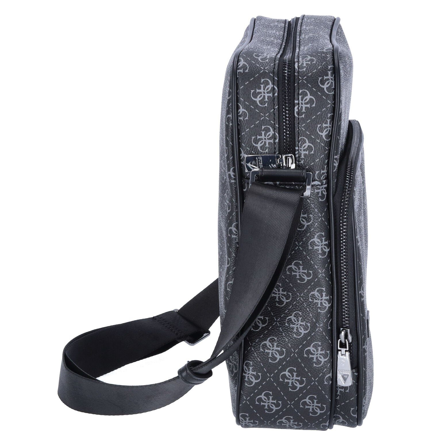 Guess Umhängetasche GUESS Umhängetasche Vezzola Eco Dark Black (1, 1-tlg., 1)
