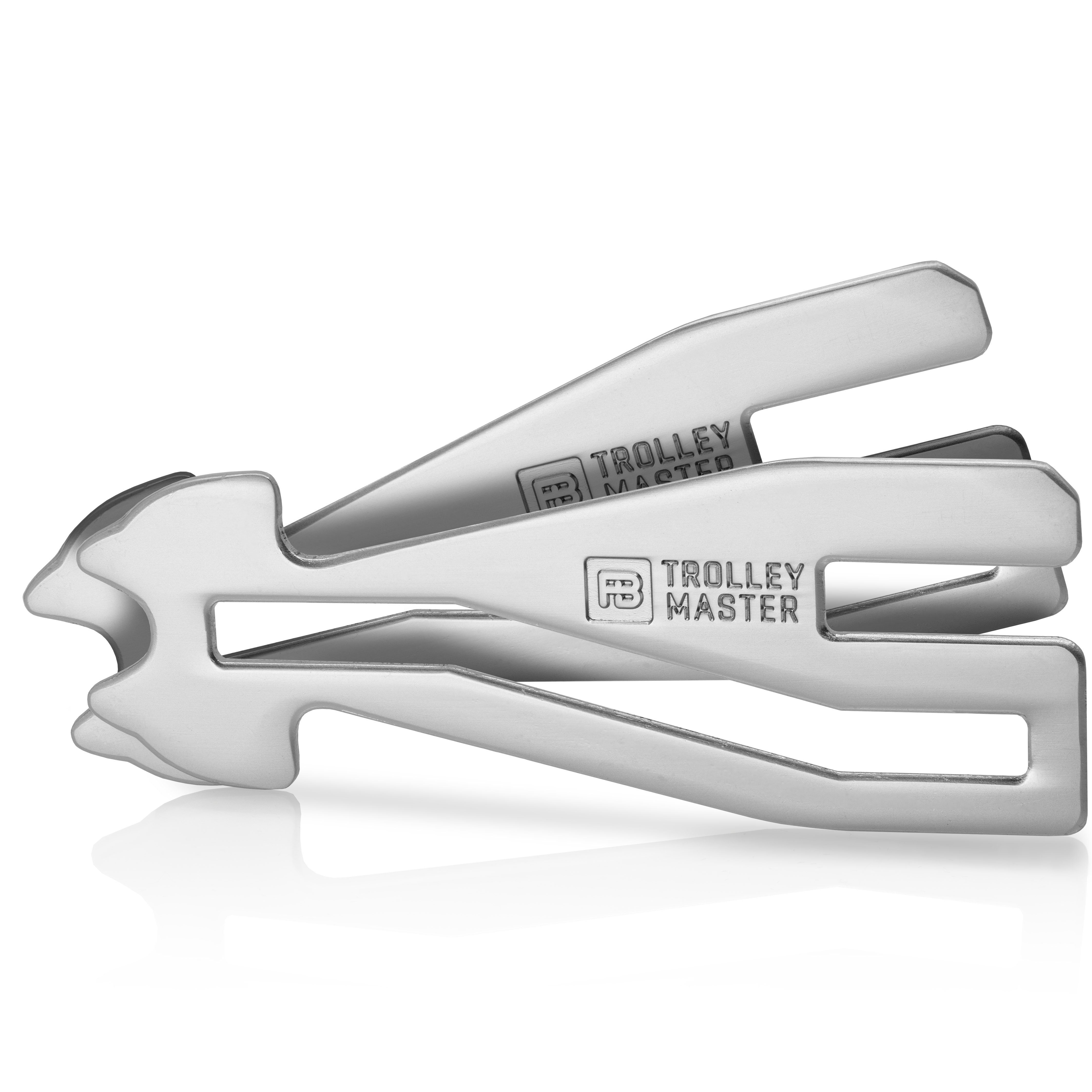 FABACH Schlüsselanhänger Trolley Master Silber Einkaufswagenlöser günstig online kaufen