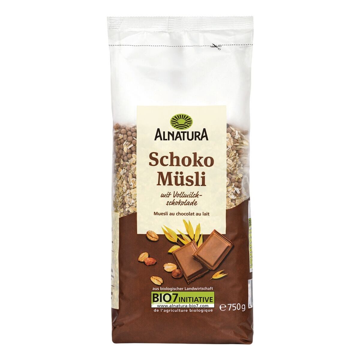 Alnatura Cerealien Bio Schoko-Müsli, 750 g