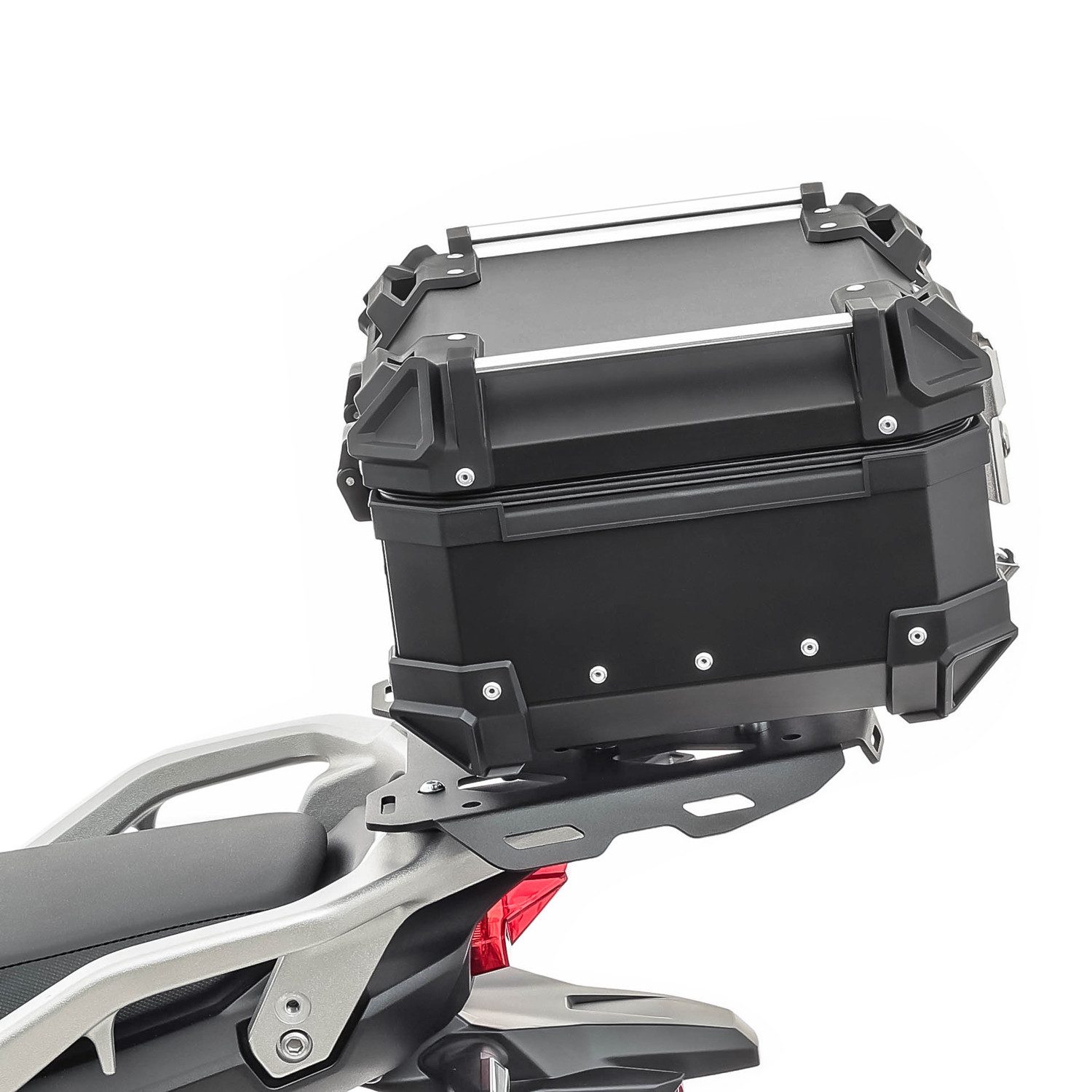 Bagtecs Topcase Motorrad Alu Top Case # XB22 Aluminium 22 Liter schwarz