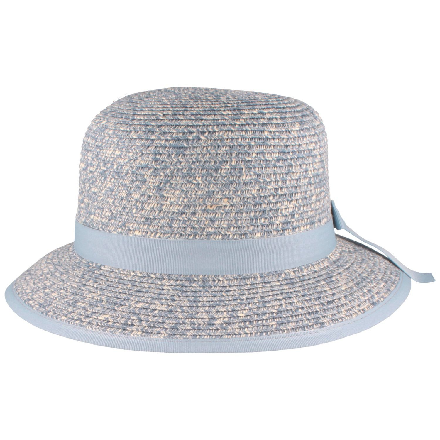 McBurn Strohhut Kinder Papier Glocke mit Schleife UV-Schutz 50+