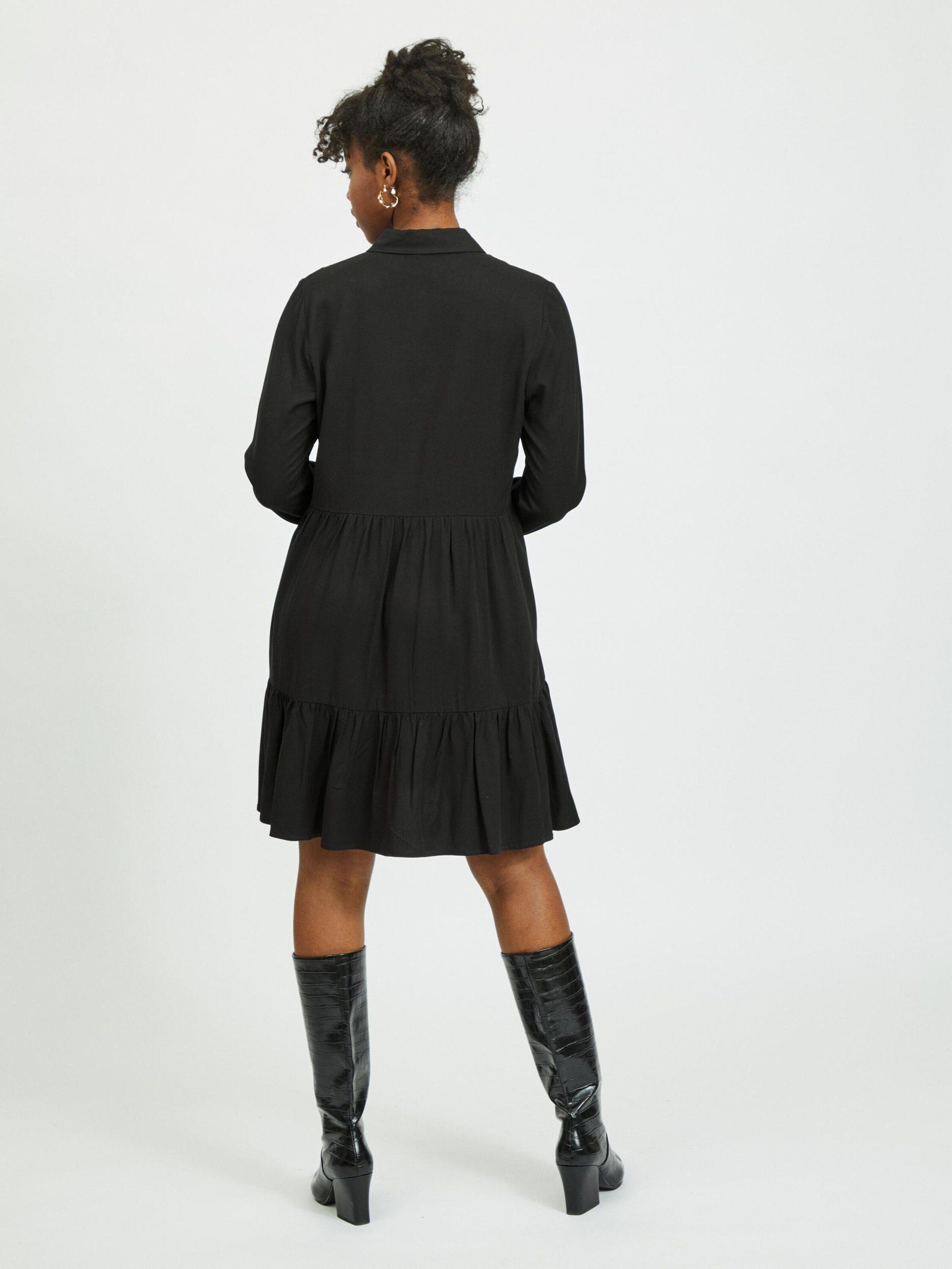 Vila Blusenkleid VIMorose (1-tlg) Drapiert/gerafft