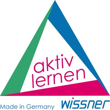 Wissner® aktiv lernen Lernspielzeug Spiegel groß (10 Stück),  Spiegelschrift Symmetrie Geometrie (10-St), Hergestellt in Bensheim/Hessen/Deutschland.