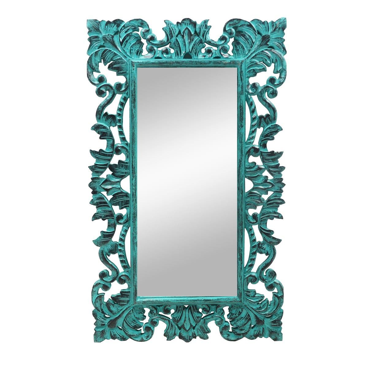 Oriental Galerie Wandspiegel Vintage Spiegel 100 x 60 cm Türkis (1-St) günstig online kaufen
