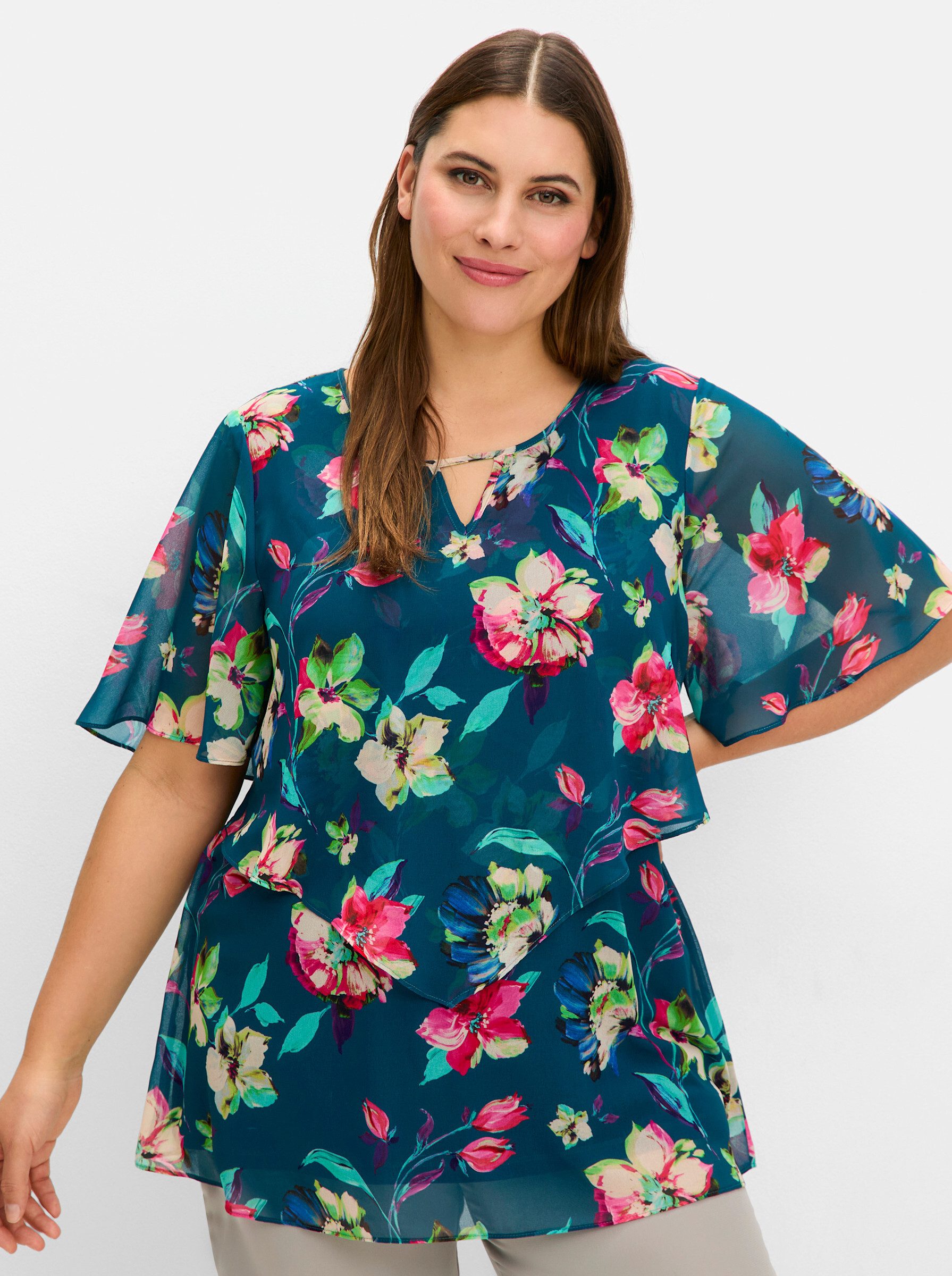 Sheego Klassische Bluse Tunika günstig online kaufen