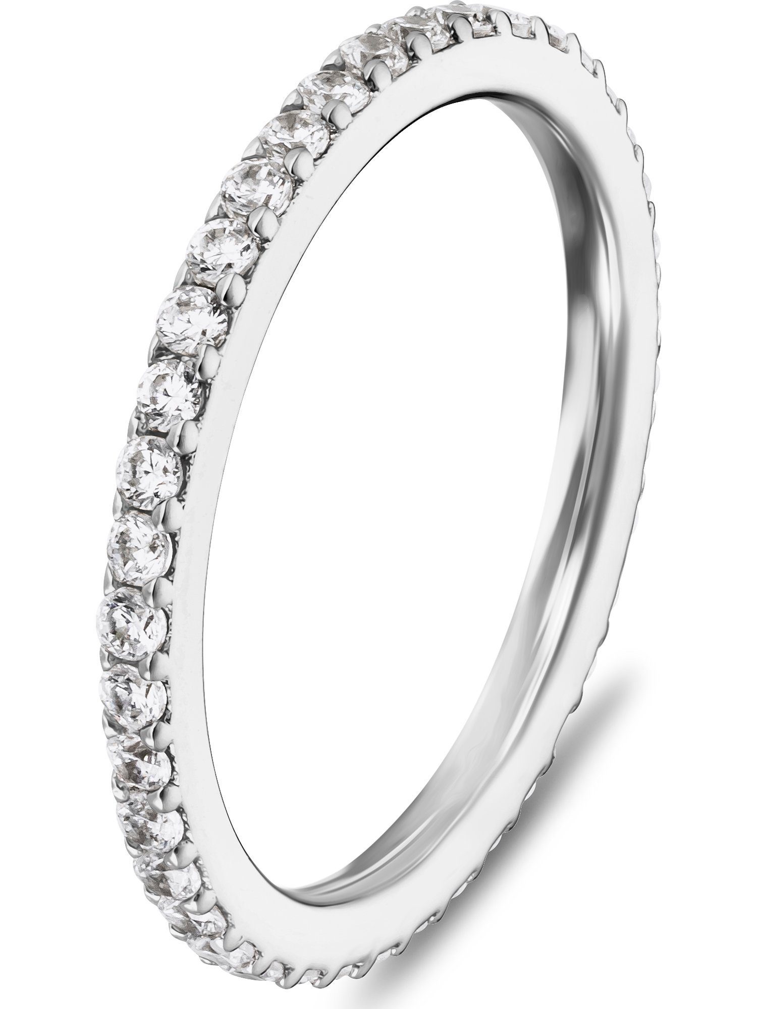 FAVS Fingerring FAVS Damen-Damenring 40 Farbstein, Zirkonia silber