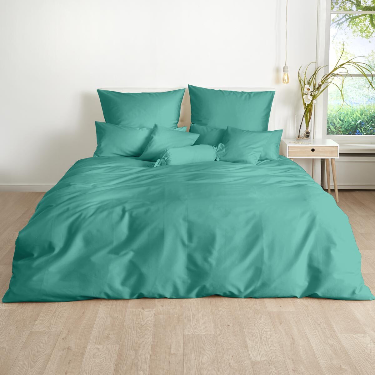 TRAUMSCHLAF Bettwäsche Uni, Mako Satin, 2 günstig online kaufen