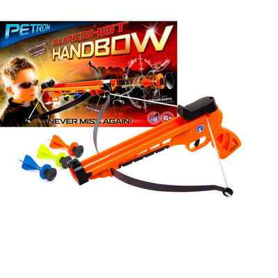 Petron Kinderbogenset SURESHOT Handbow Kinder Hand Armbrust, mit 3 Pfeilen