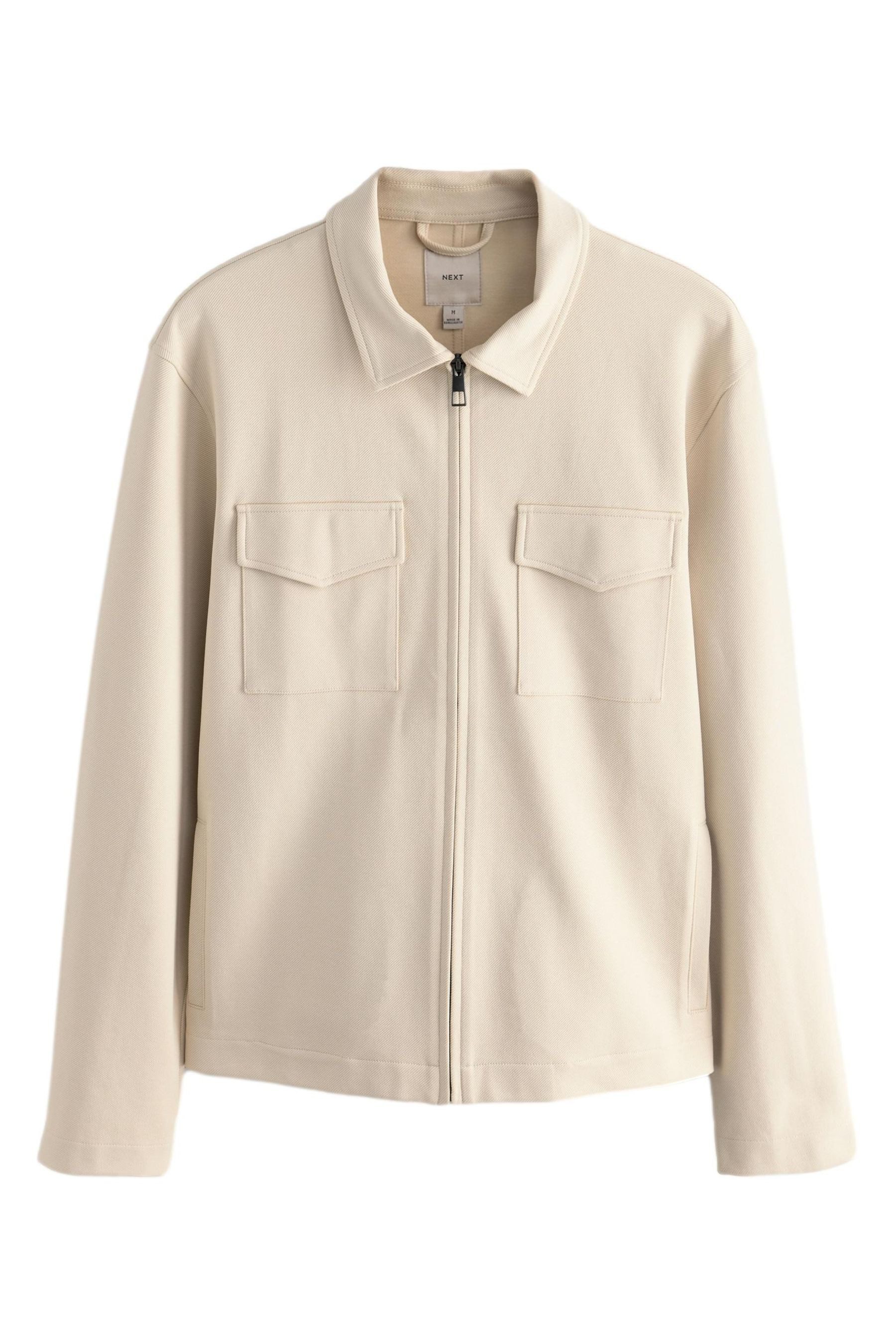 Next Hemdjacke Jersey-Hemdjacke mit Fischgrätmuster (1-St) günstig online kaufen