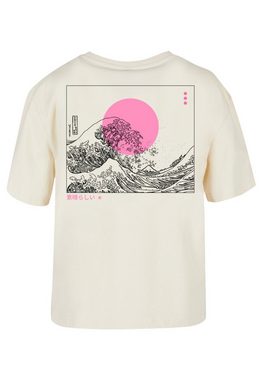 F4NT4STIC T-Shirt Kanagawa Wave Print