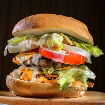 GAUMENKICK Burgerpresse Burgerpresse - Pattypresse für selbstgemachte Burger 12cm Aluminium (1 St), Aluminium