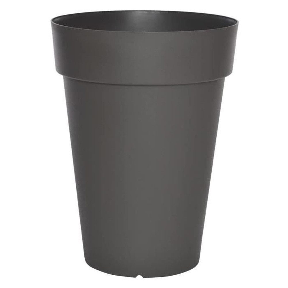 Riviera System Balkonkasten RIVIERA SOLEILLA BLUMENTOPF - RUND - Ø 50 x 66 cm - Glitzergrau