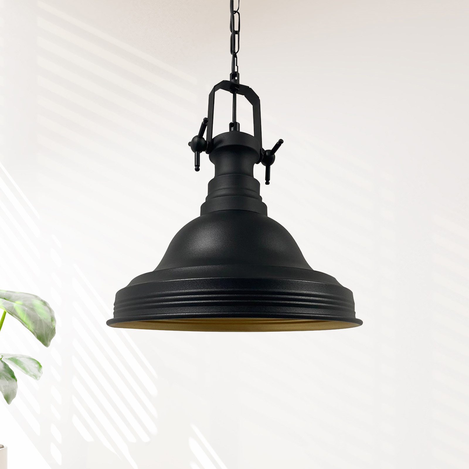 Bamyum Pendelleuchte Bamyum Pendelleuchte Ulmete Handgemalte Deckenlampe Ø3 günstig online kaufen