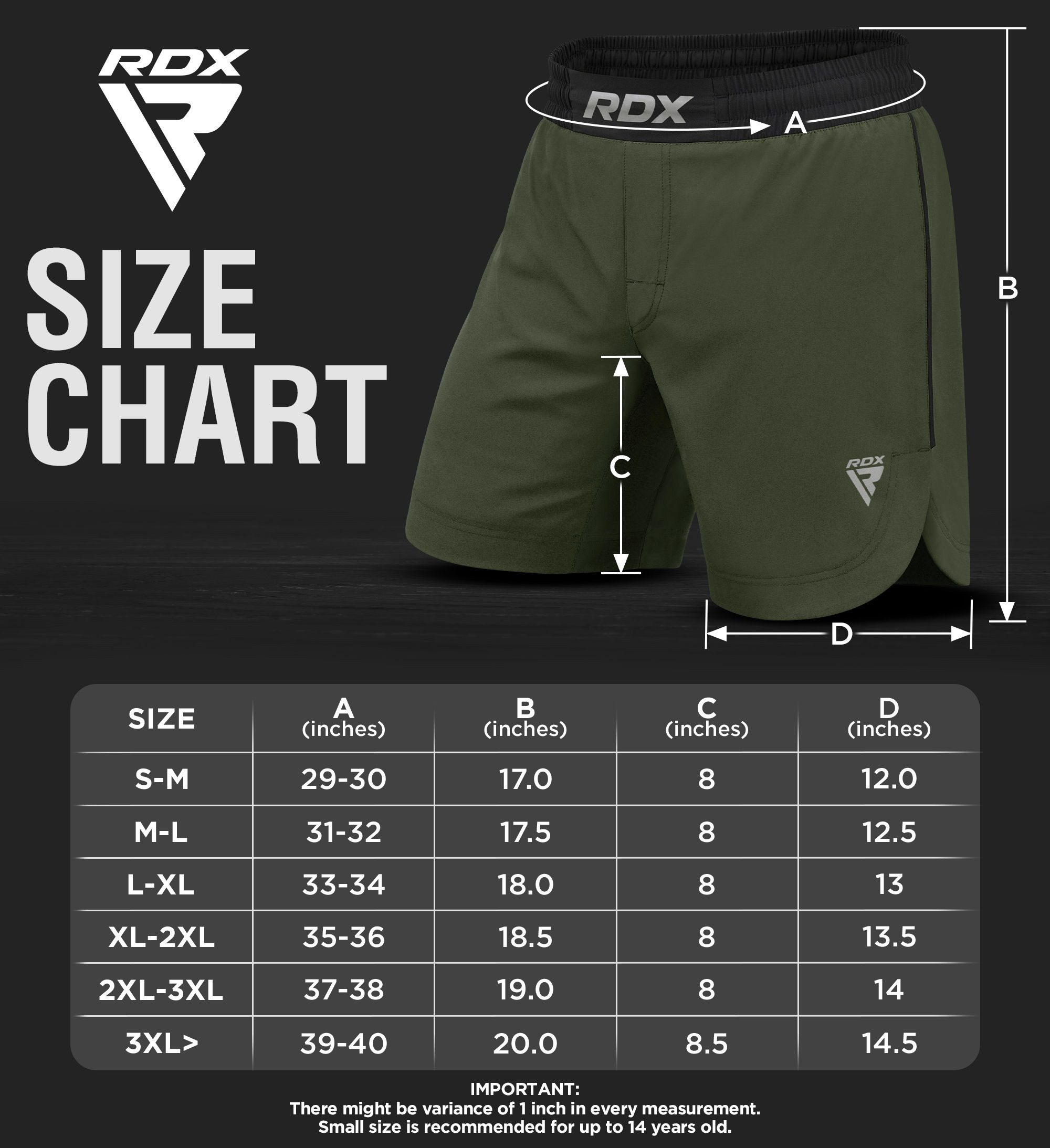 RDX Sports Trainingsshorts RDX MMA Shorts Sporthose Herren kurz, Trainingshose Herren, Kickboxen