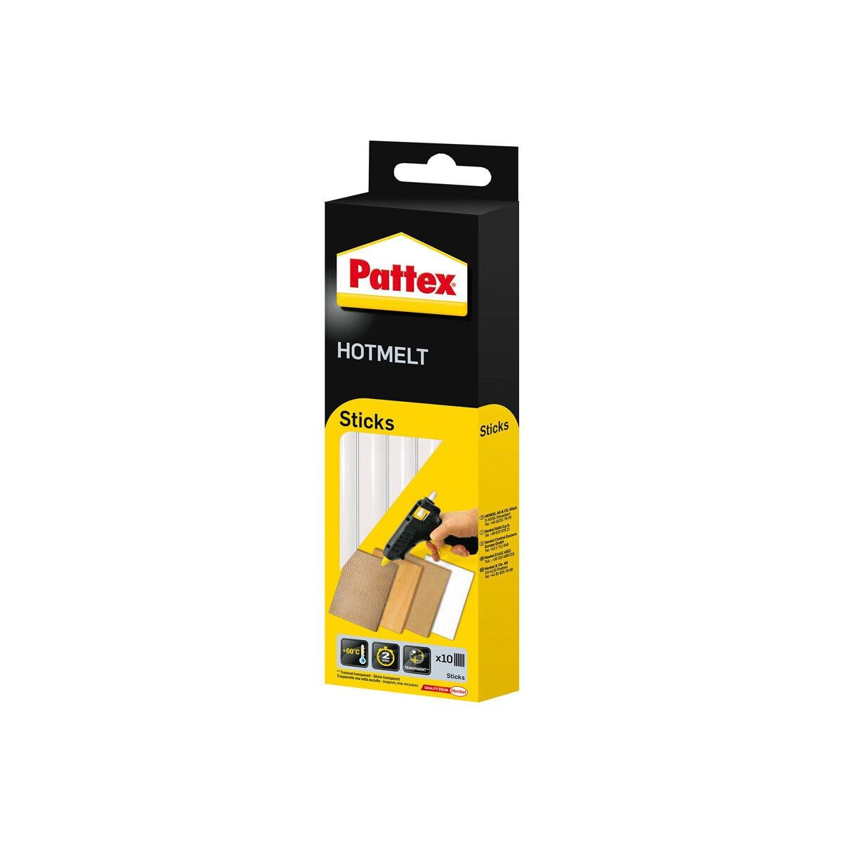 Pattex Klebesticks Pattex Heißkleber Patronen Hot Supermatic, 9H PTK6