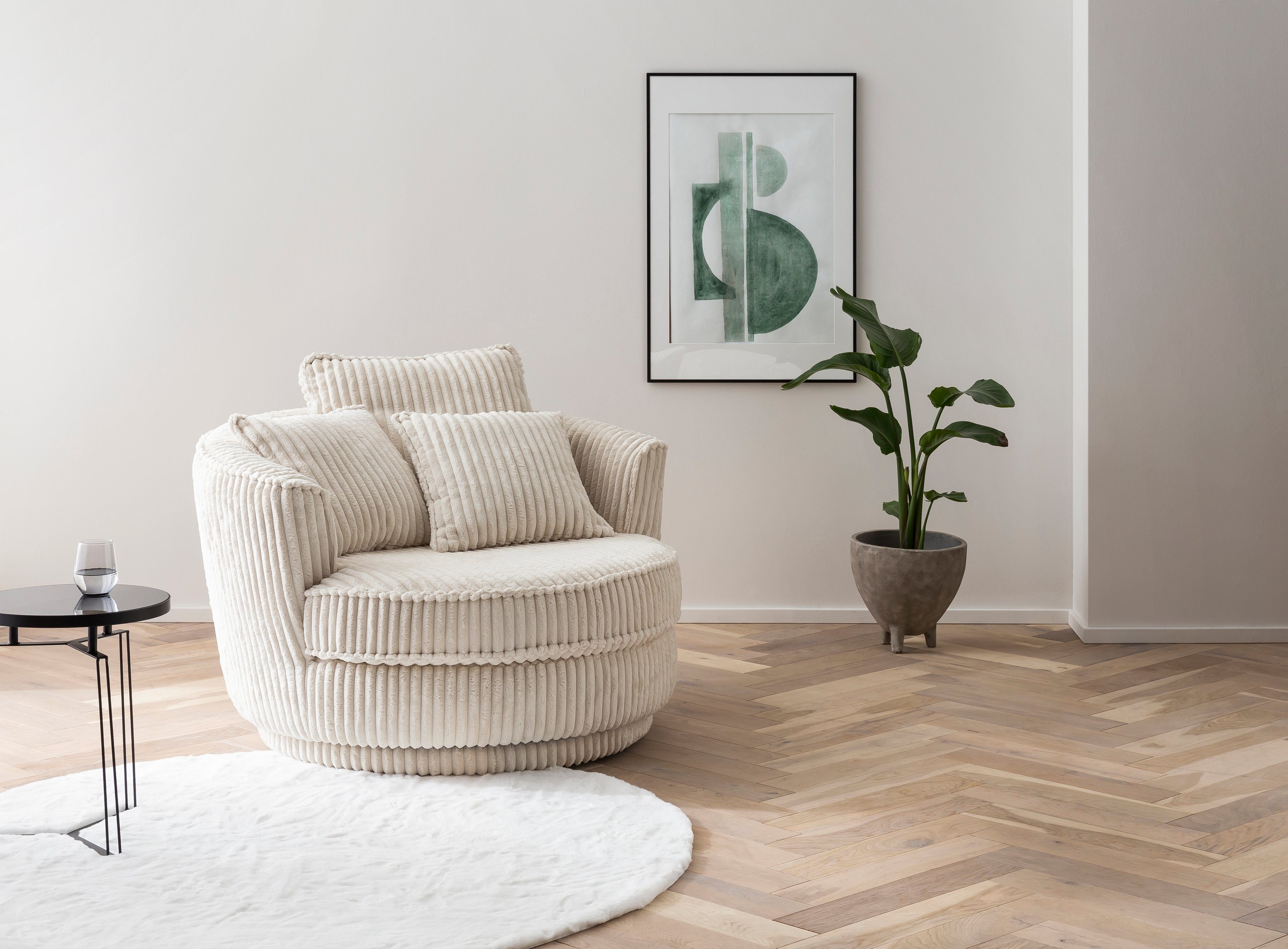 Home affaire Drehsessel MAISIE, Love Seat XXL, Lese-Sessel BIG-, Sessel in günstig online kaufen