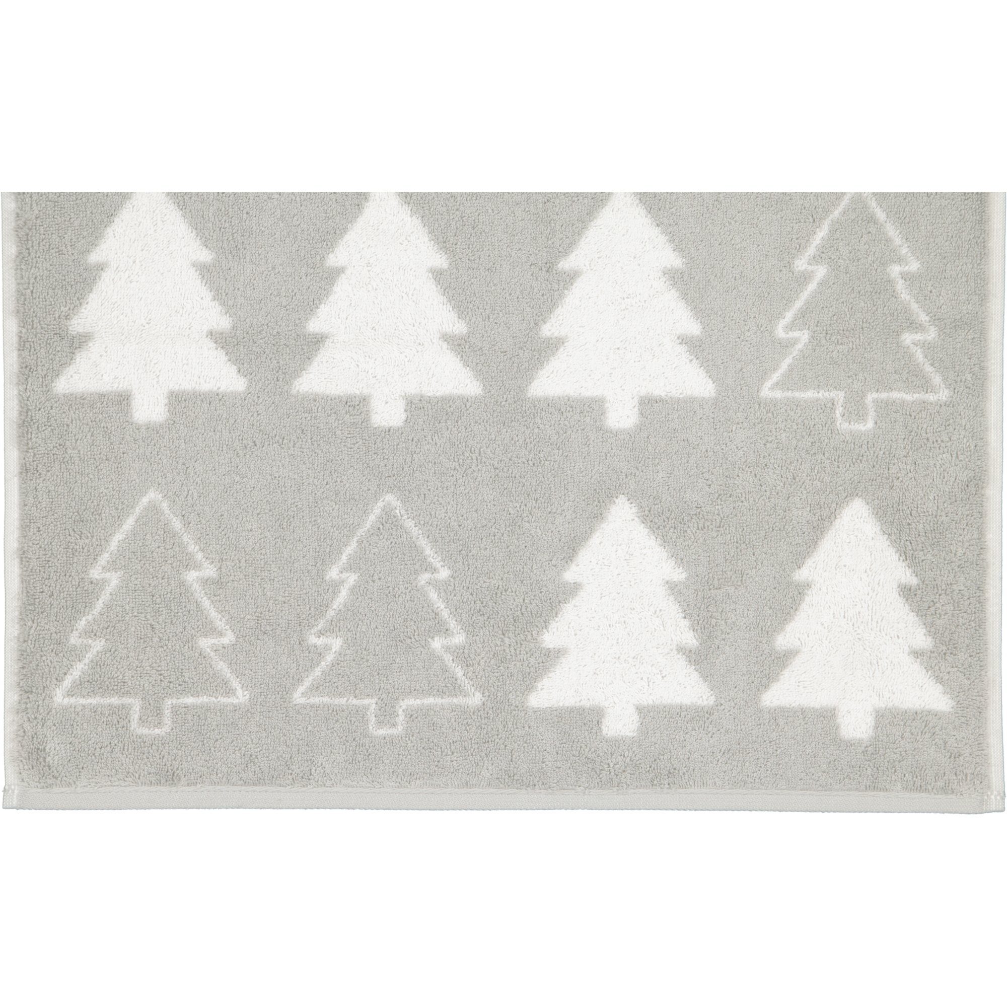 100% Edition Cawö Handtücher Baumwolle Tannenbäume, Christmas