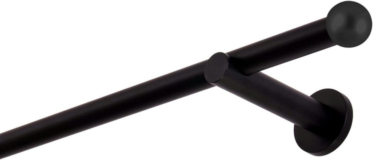 MDEKOR Gardinenstange, 1-läufig, kürzbar, Wandmontage, Gardinenstange Vorha günstig online kaufen