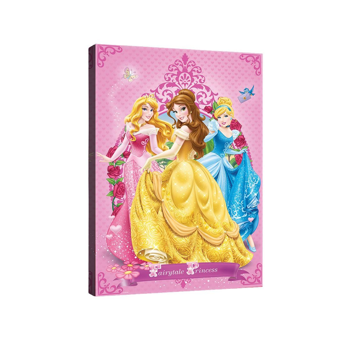 Wallarena Leinwandbild Kinderzimmer Prinzessinnen Wandbild XXL Leinwandbild günstig online kaufen