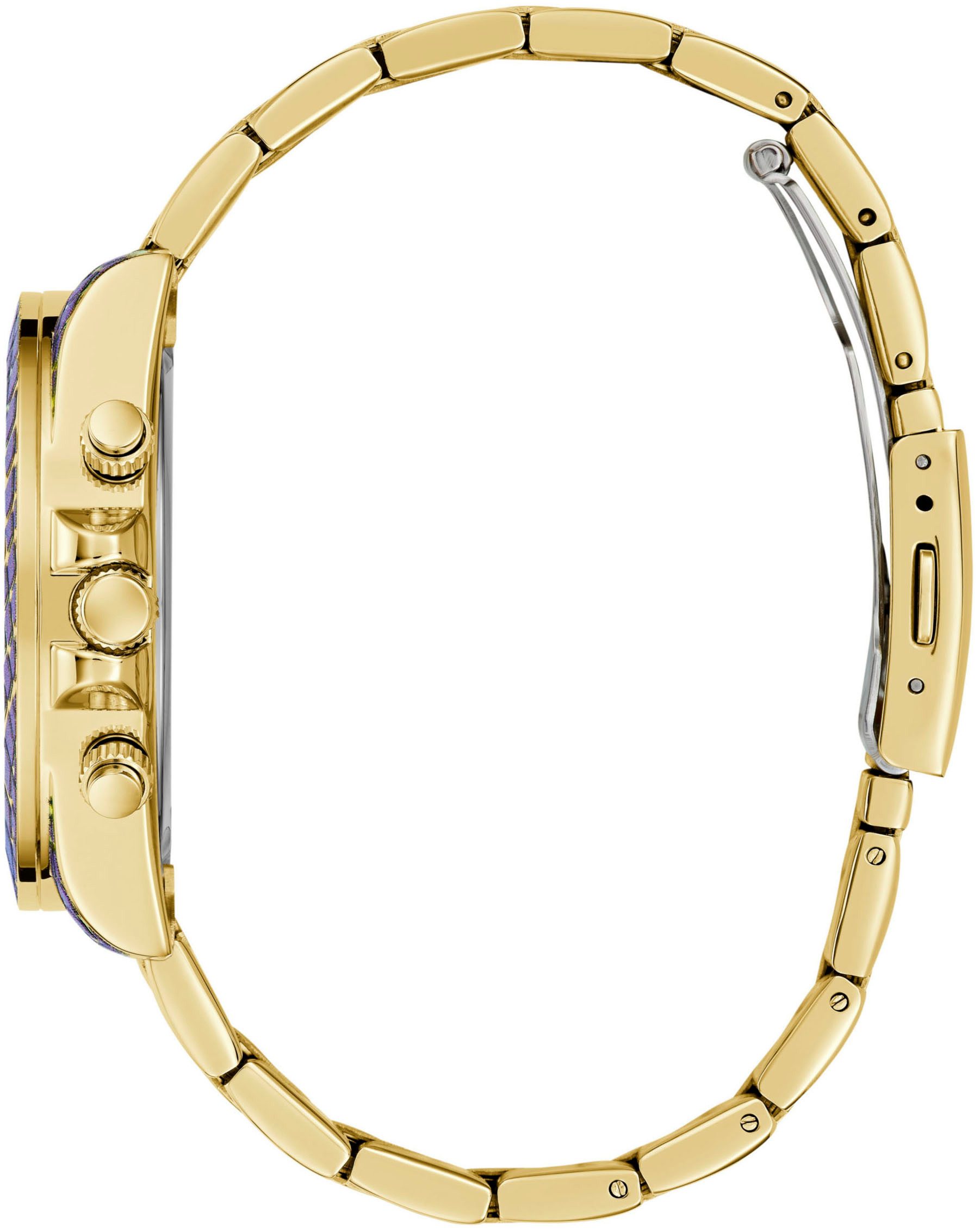 Guess Multifunktionsuhr SERPENTINA GW0752L1, Quarzuhr, Armbanduhr, Damenuhr, Datum, 12/24-Std.-Anzeige