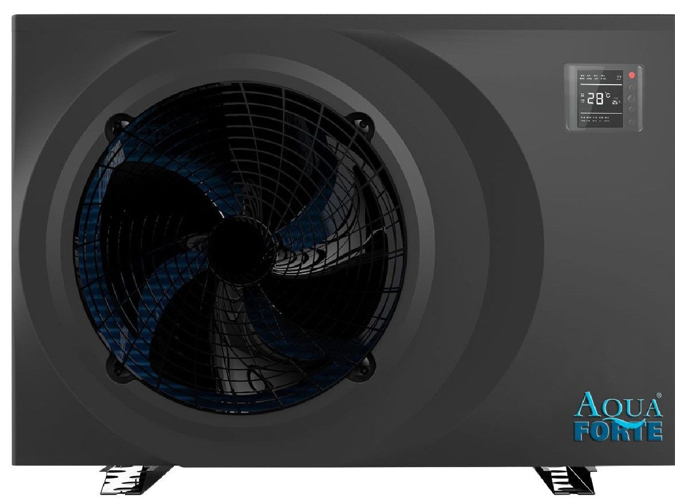 Aquaforte Pool-Wärmepumpe Aquaforte Pool Fullinverter-Wärmepumpe 9,5 kw bis 40 Qbm