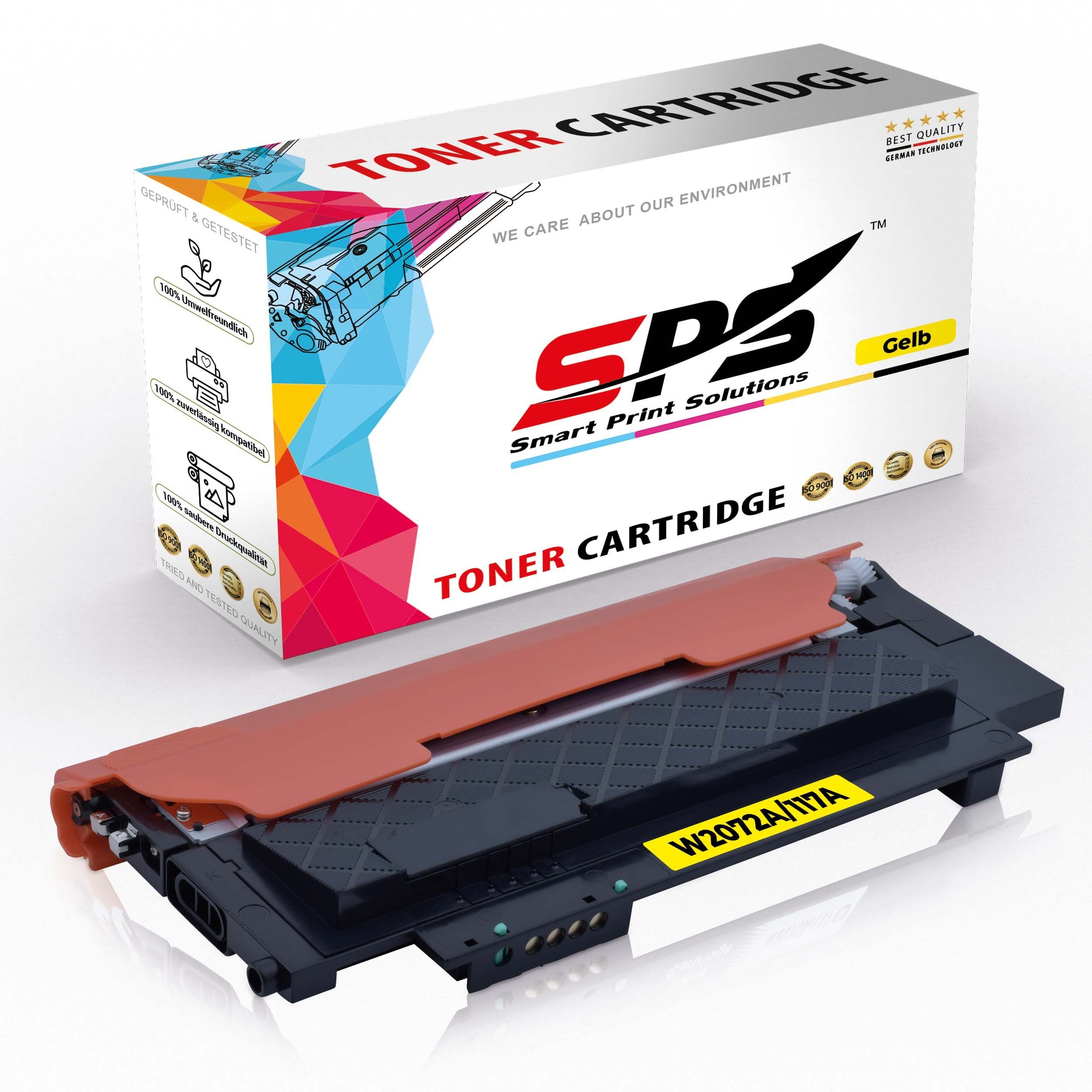 SPS Tonerkartusche Kompatibel für HP Color Laser MFP 178 FWG (W2072A/117A) Toner-Kit Gelb, (1er Pack)