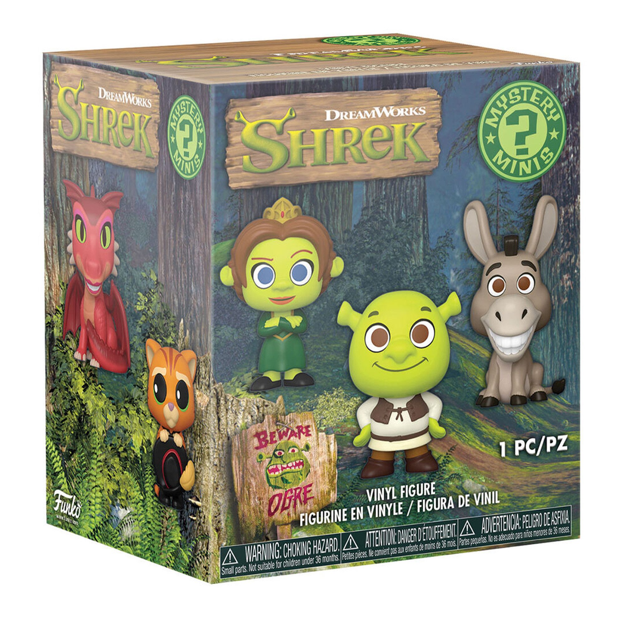 Funko Actionfigur Mystery Mini Shrek (Blind Box) - DreamWorks Shrek