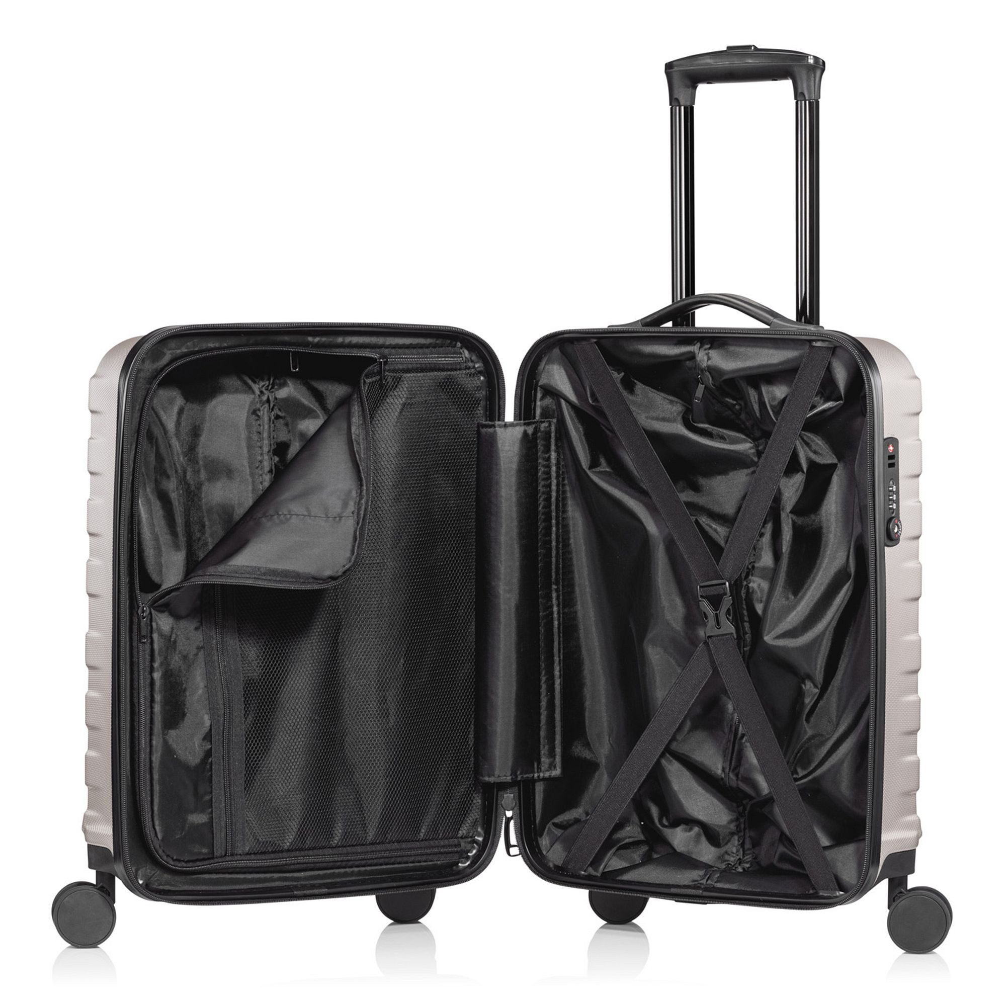 Pack Easy Handgepäck-Trolley Clipper by Pack Easy Kosmo, 4 Rollen, ABS