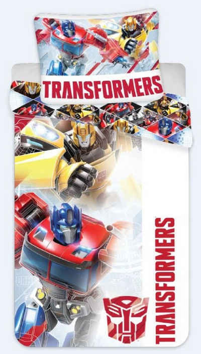 Kinderbettwäsche »Bettwäsche Transformers 135 x 200cm Baumwolle«, BrandMac