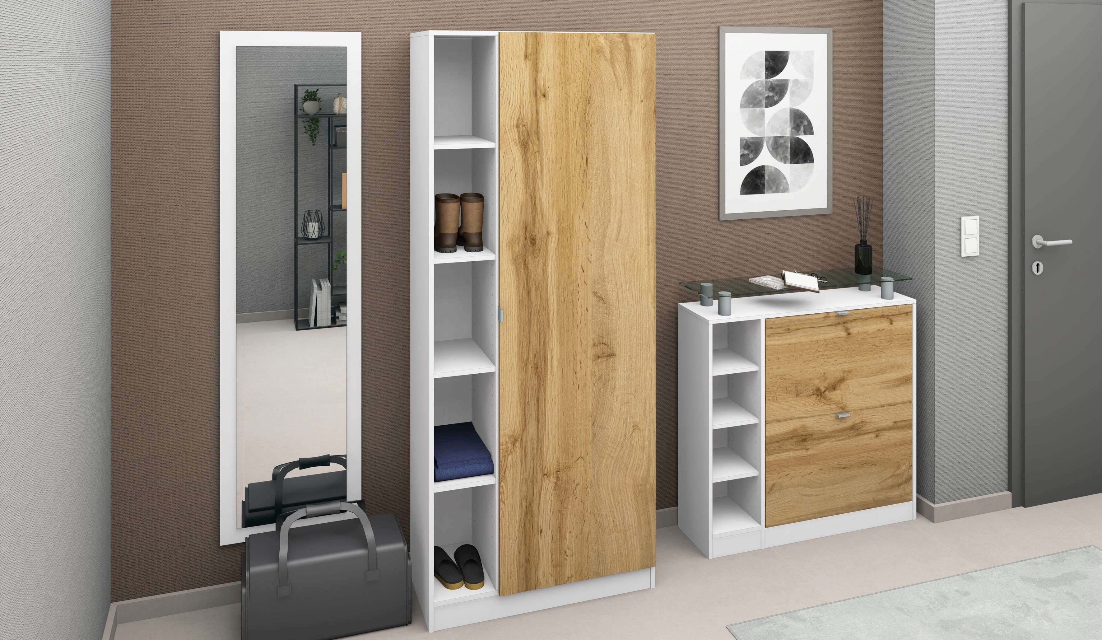 borchardt Möbel Garderobenschrank Dolly Höhe 185 cm – Bild 2 von 5