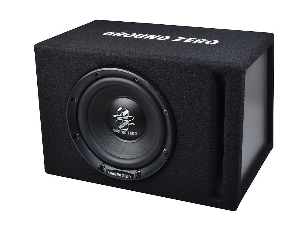 Ground Zero GZIB 20BR 20cm SPL Bassreflex Gehäusesubwoofer Auto-Subwoofer (150 W, max.: W 20 cm)