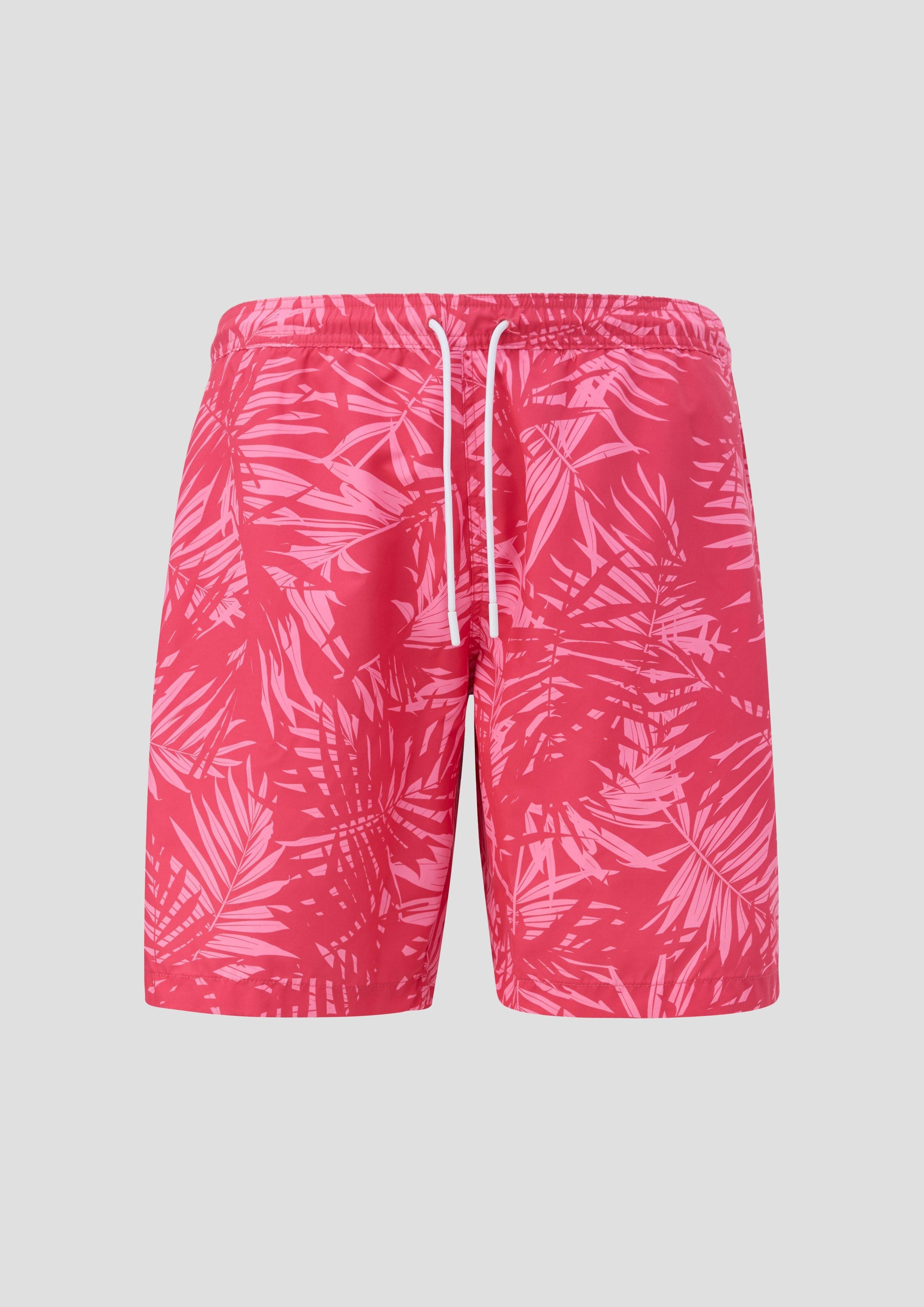 s.Oliver Badehose Badehose mit All-over-Print Gummizug