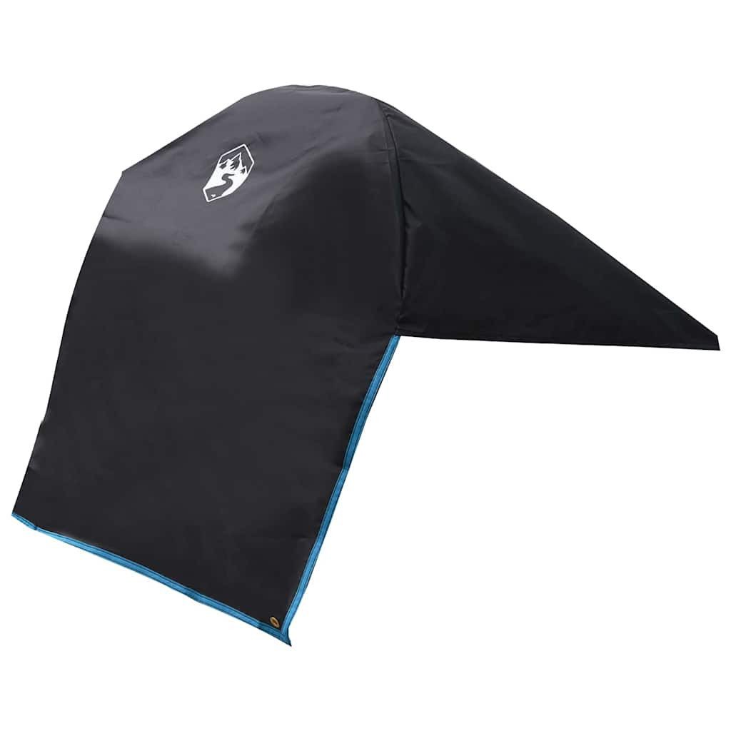 vidaXL Trampolin-Randabdeckung Radkappe Schwarz und Blau 108 x 76 cm Oxford (1 St)