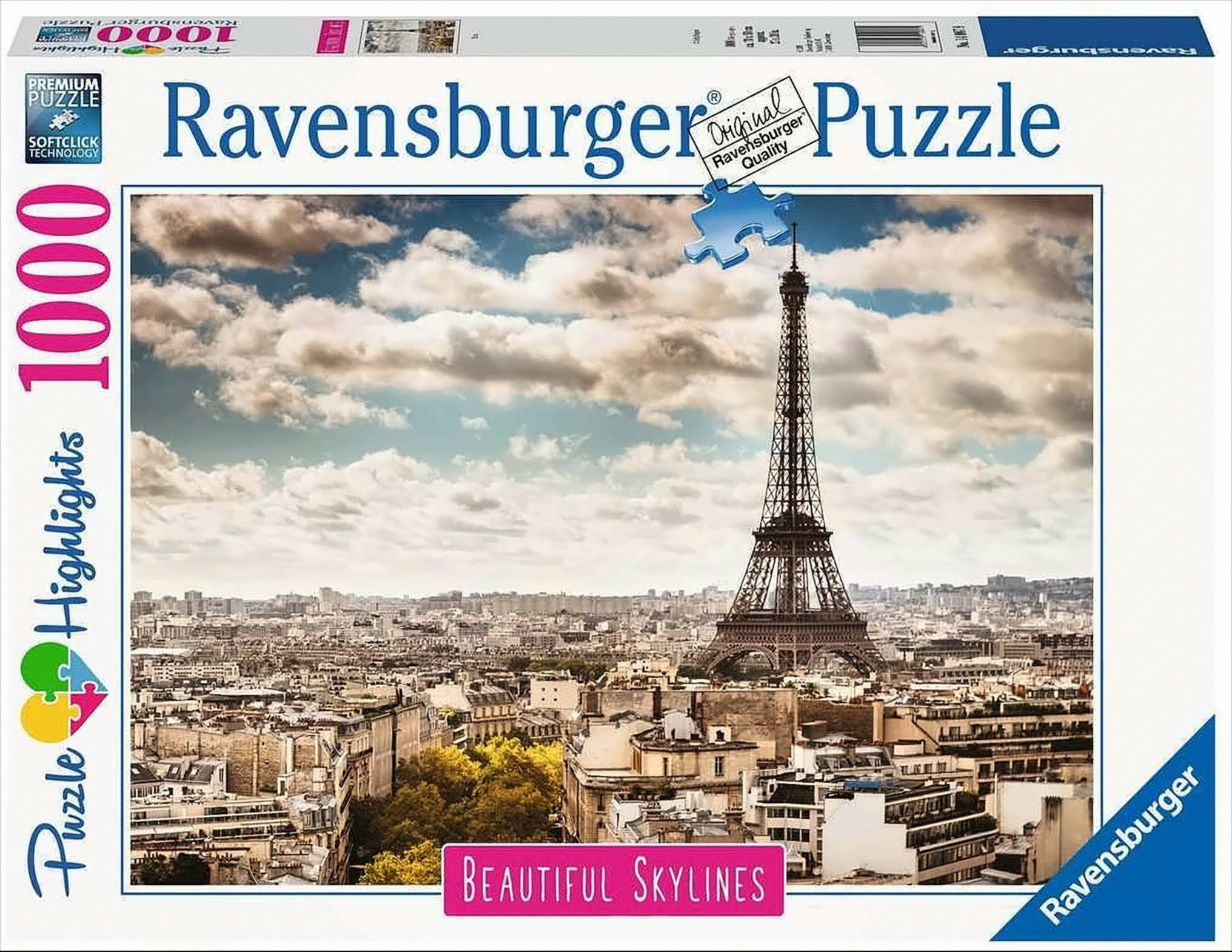 Puzzle Ravensburger - Paris, 1000 Teile