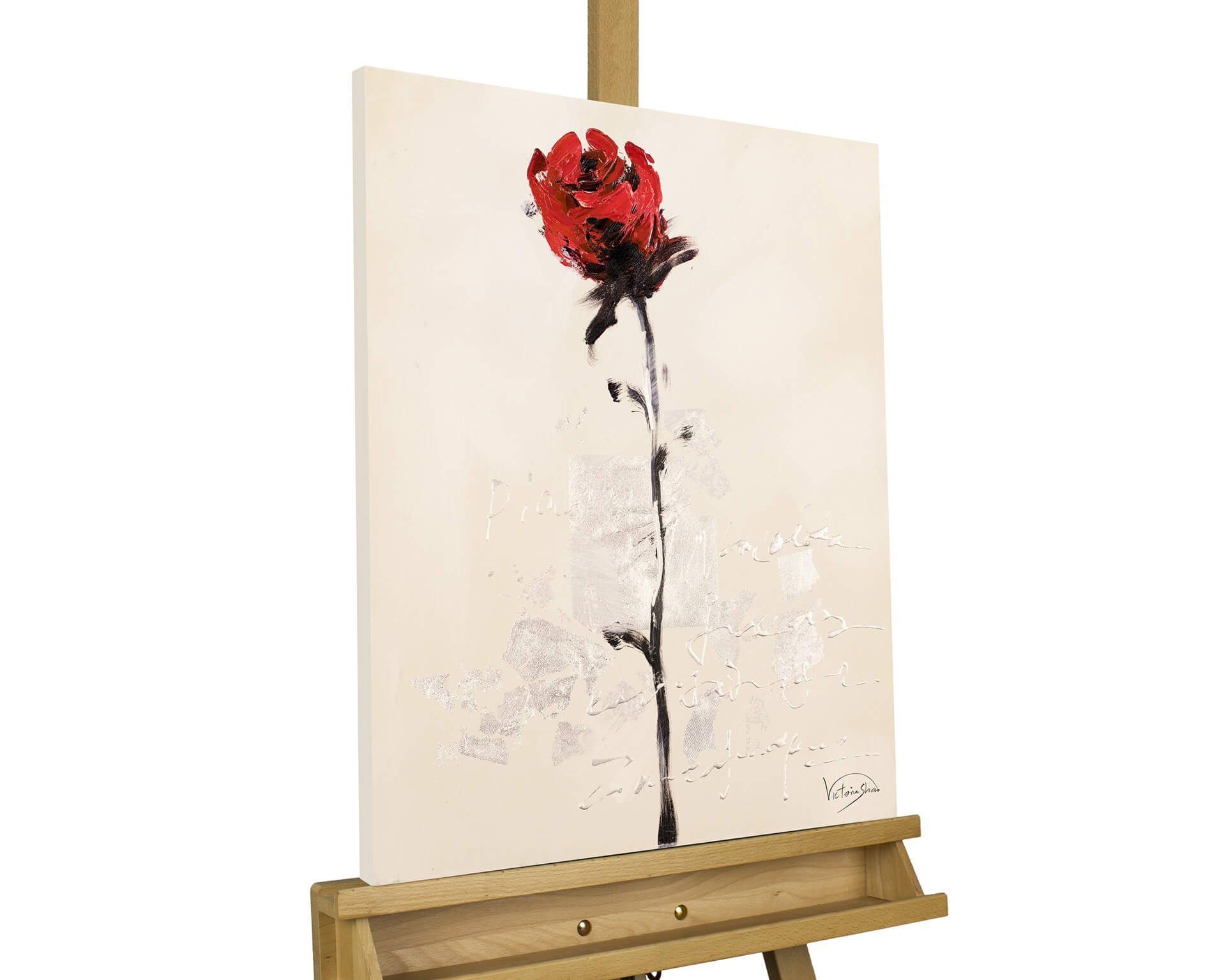 KunstLoft Leinwandbild "Schulter An Schulter" - 100x75 Cm, Handgemalt, Kuh-Motiv Braun, Sofort Aufhängbar