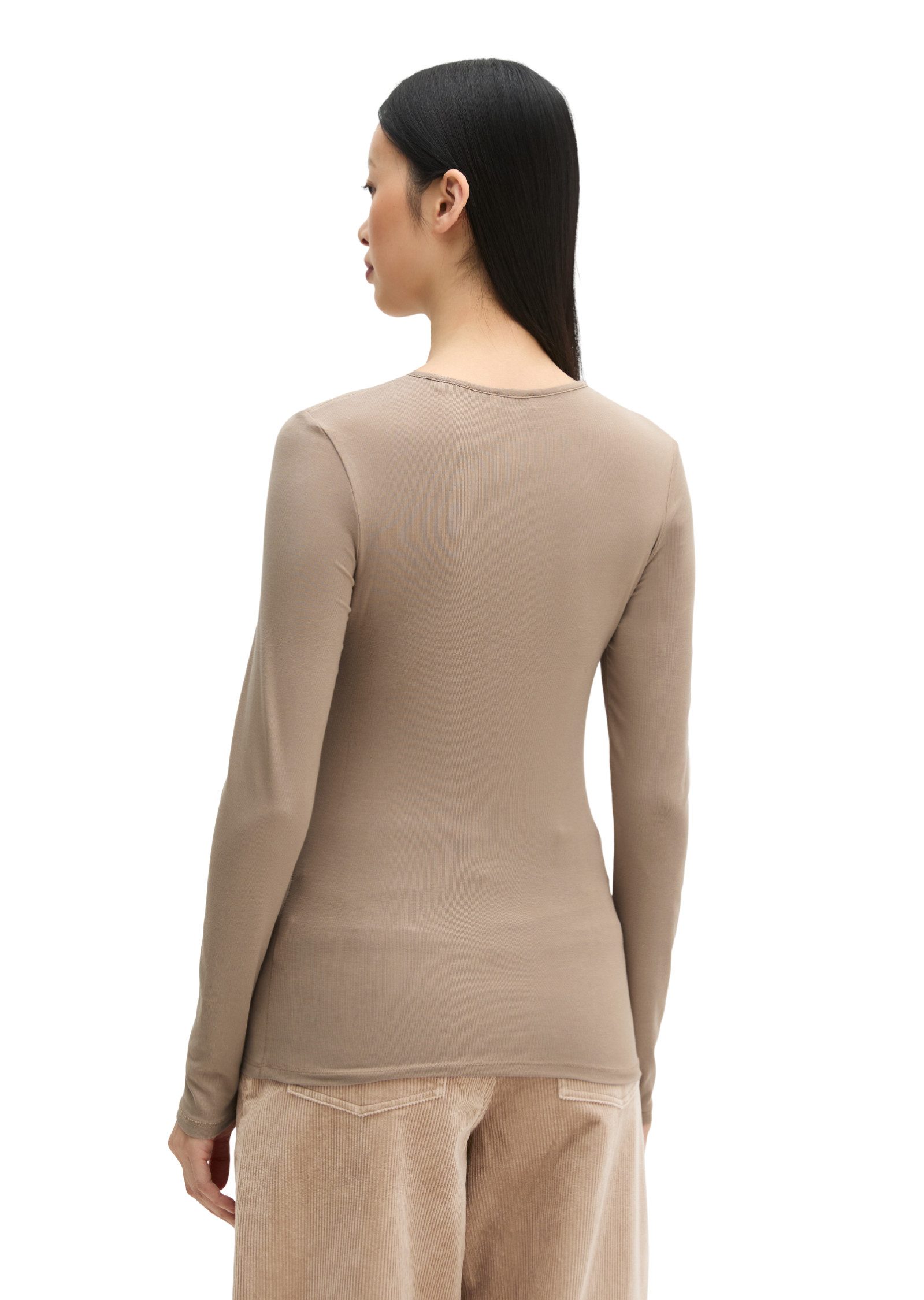Marc O'Polo Langarmshirt aus TENCEL™ Modal-Stretch – Bild 3 von 5
