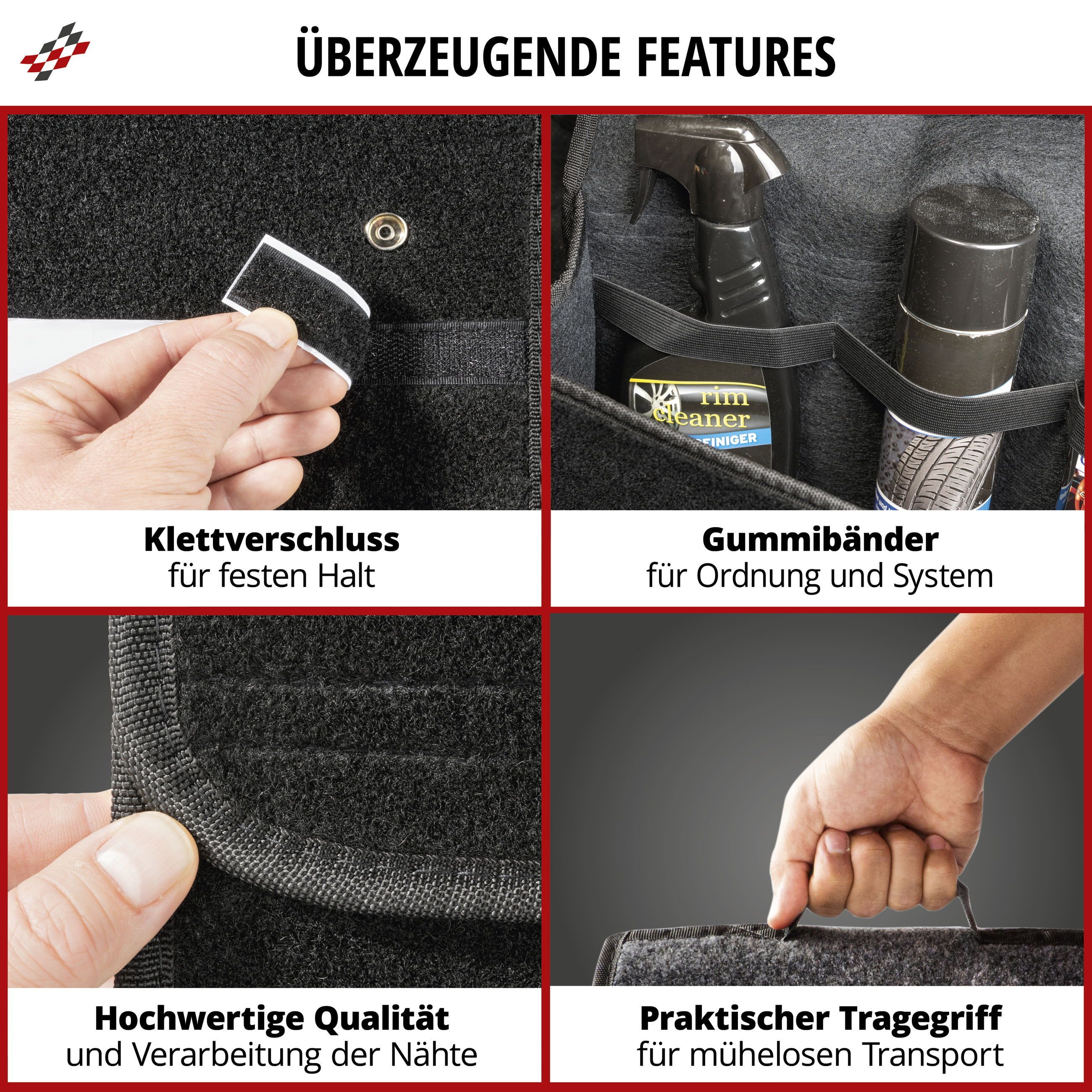 WALSER Auto-Rückenlehnenschutz Toolbag Gr.S, 1 Stück, 1-tlg. – Bild 5 von 5