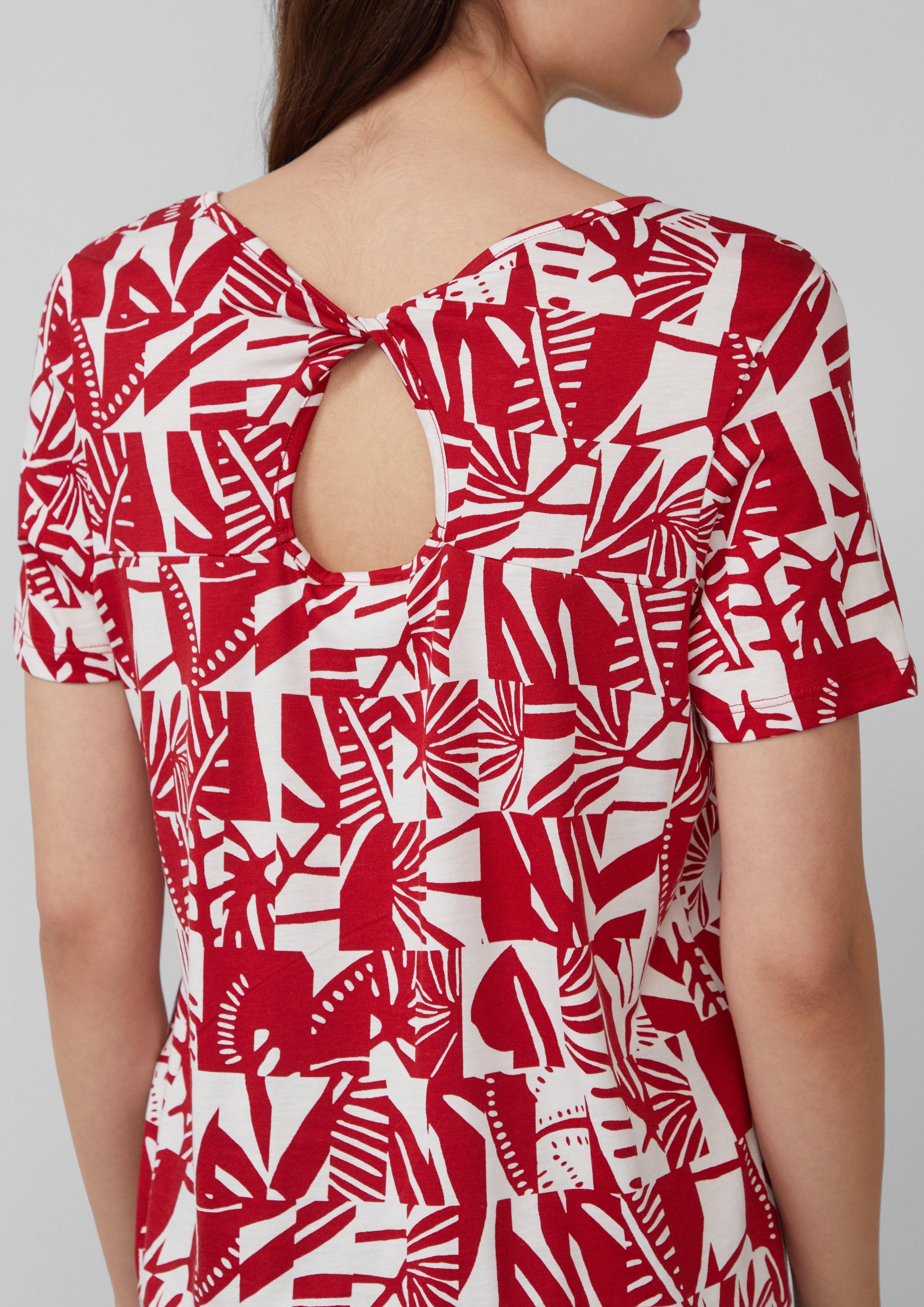 s.Oliver Kurzarmshirt Jersey-T-Shirt im O-Shape mit günstig online kaufen