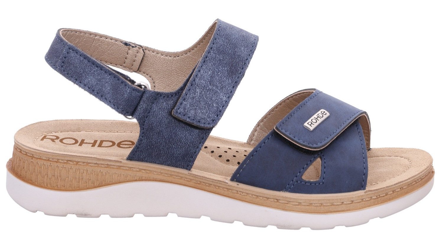 Rohde BAVIERA Riemchensandale Sommerschuh, Klettschuh, Keilabsatz, günstig online kaufen