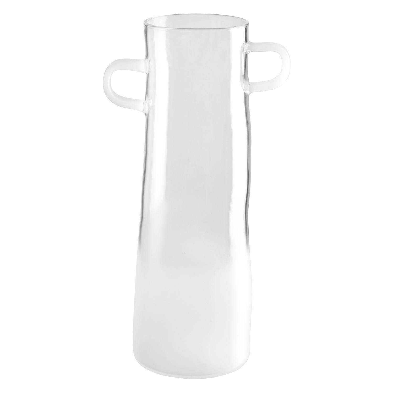 Tischvase Vase RAYU, Transparent, Ø 10 x H 28 cm
