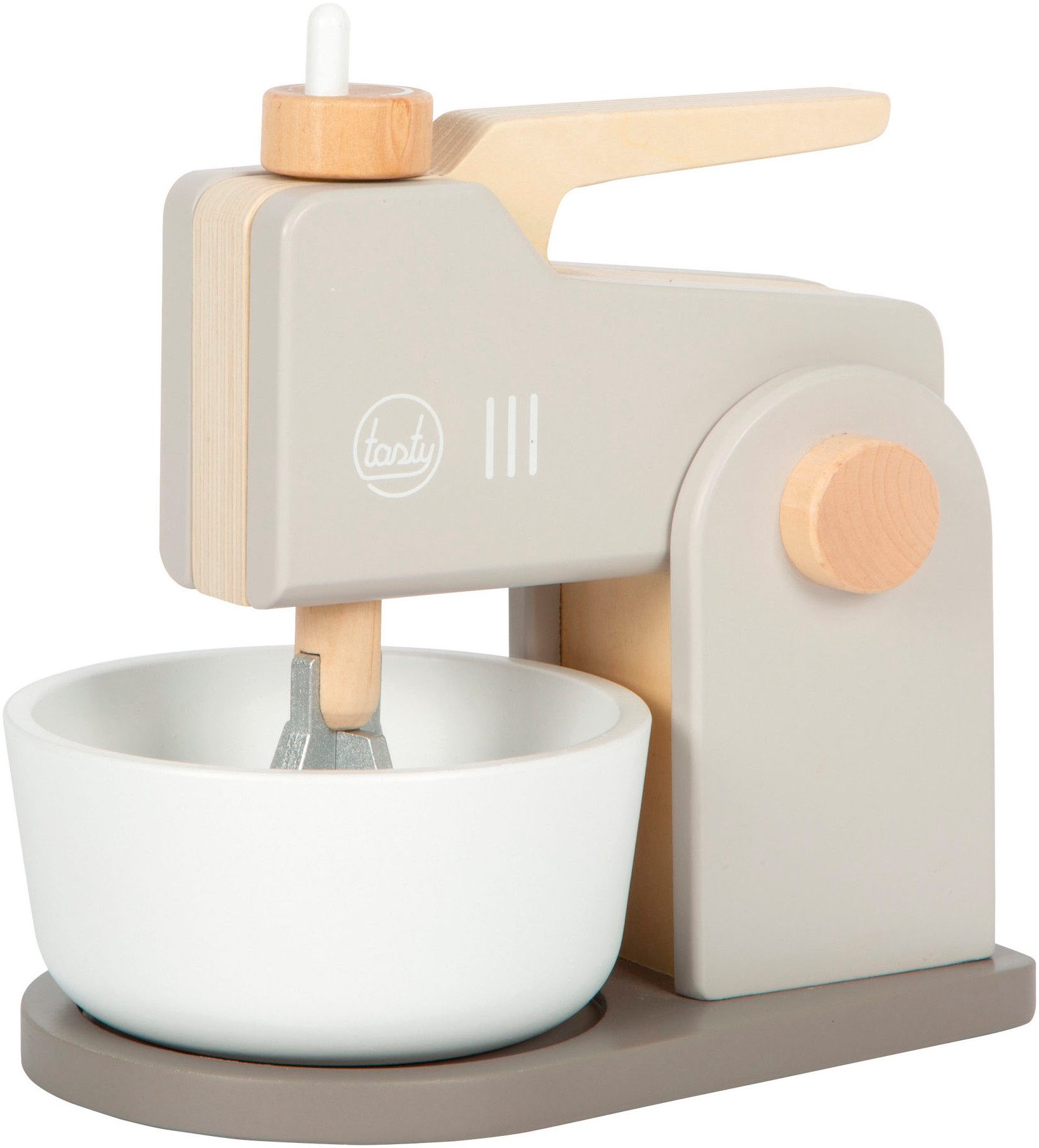 Small Foot Kinder-Handmixer Mixer-Set, grau tasty