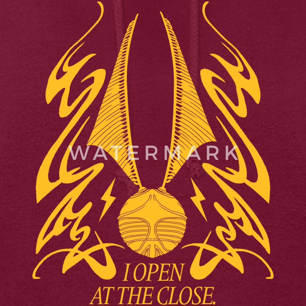 Spreadshirt Hoodie Harry Potter Goldener Schnatz I Open At The Close Damen Hoodie (1-tlg)