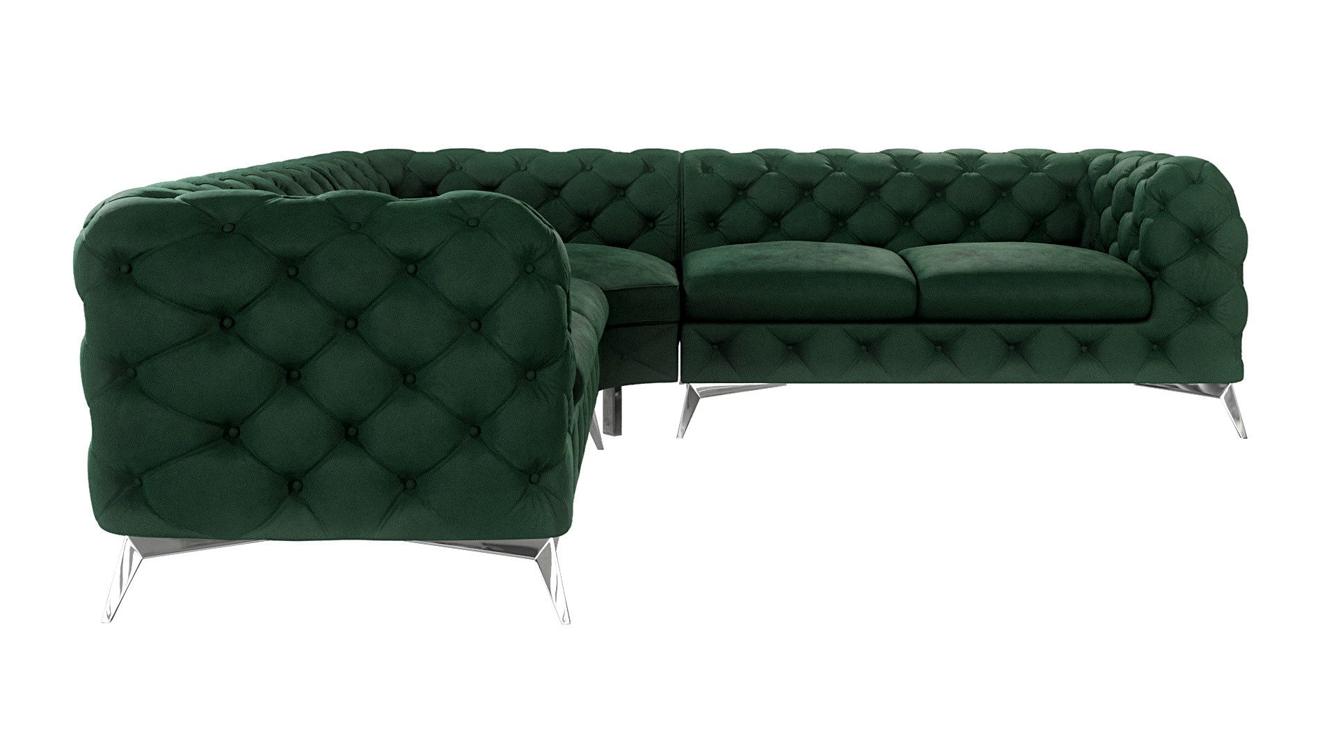 S-Style Möbel Ecksofa Kalina, Chesterfield mit günstig online kaufen