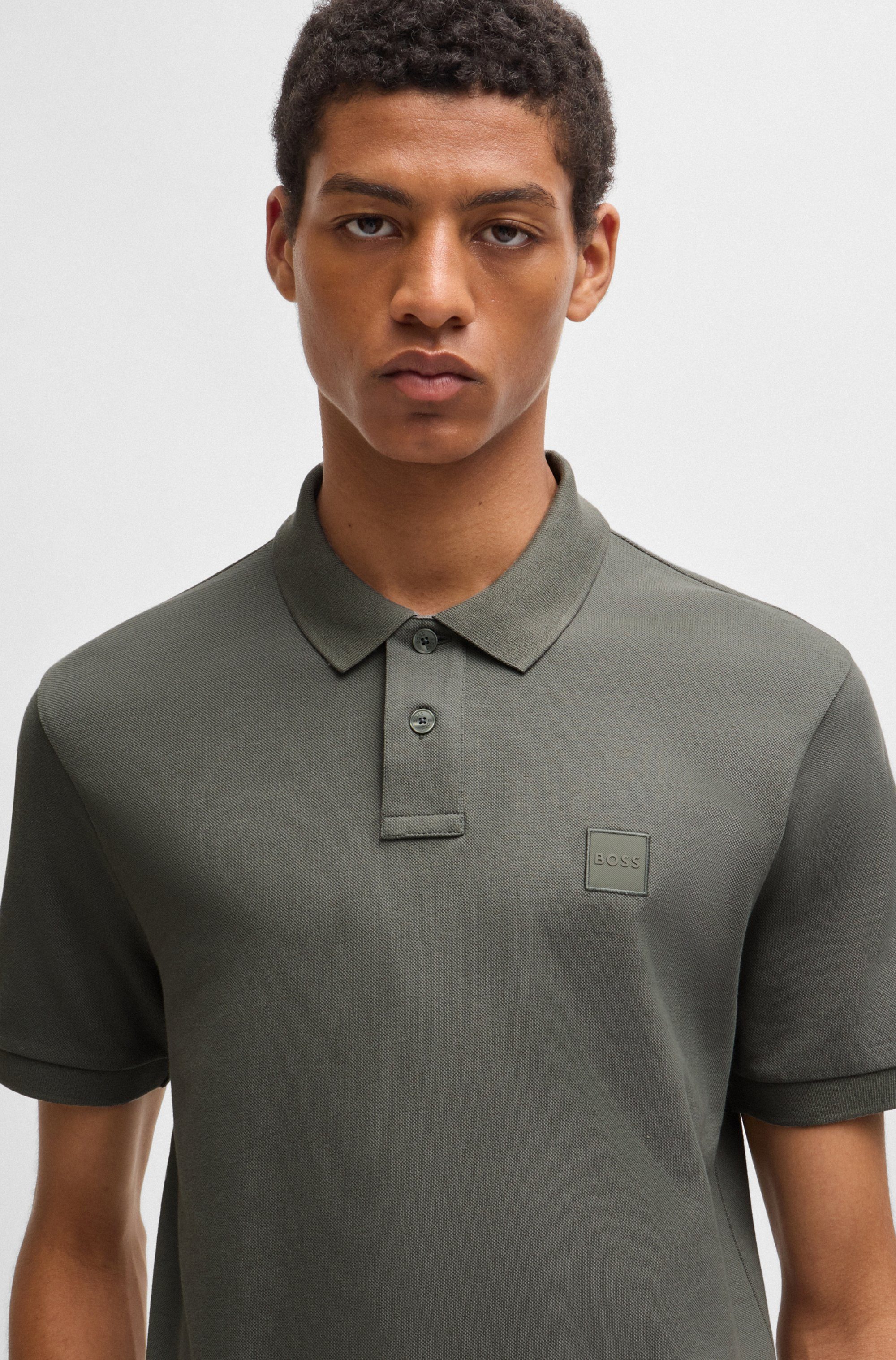 BOSS ORANGE Poloshirt Passenger Regular Fit Classic Stretch Pique Polo, pflegeleicht, Baumwolle mit Elasthan