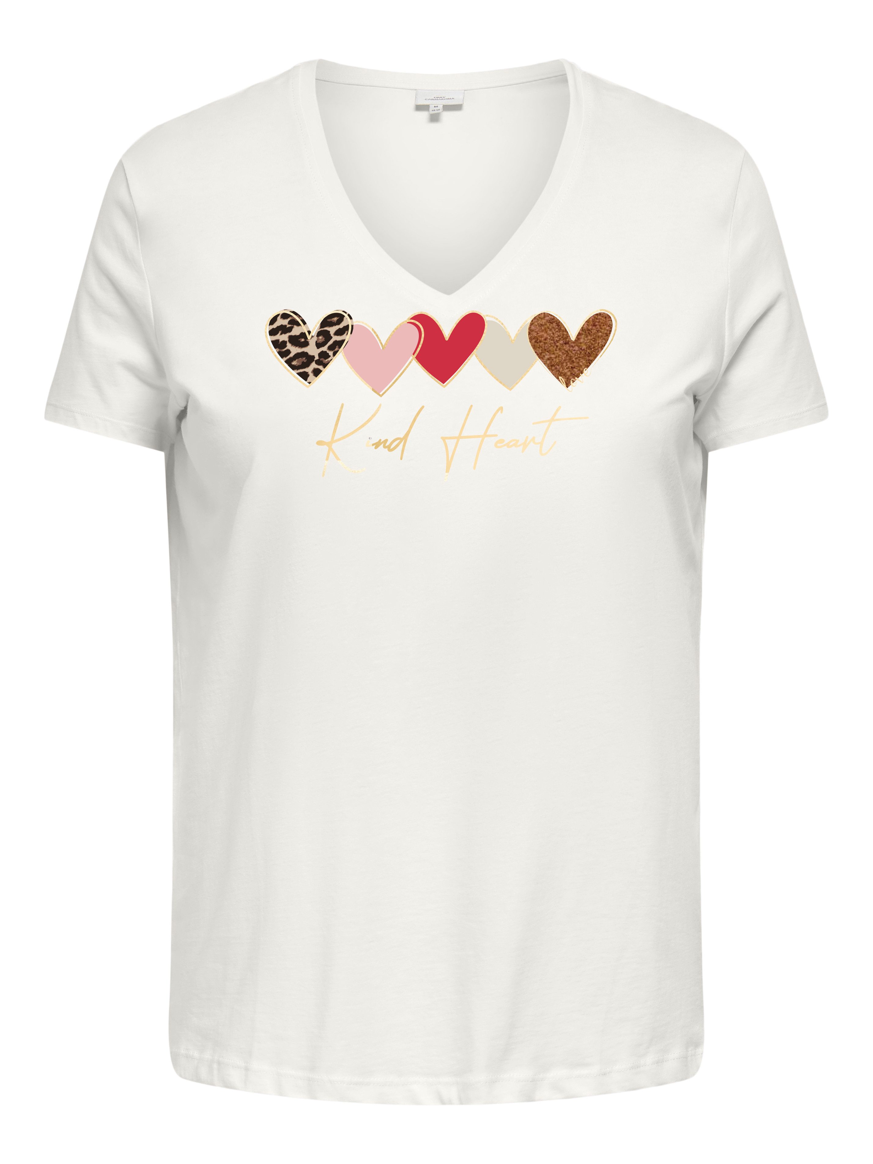 ONLY CARMAKOMA V-Shirt CARMAEBELL LIFE S/S V-NECK REG TEE JRS