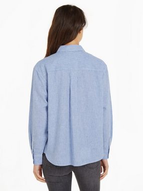 Tommy Jeans Hemdbluse TJW BOXY STRIPE LINEN SHIRT im modischem Streifen