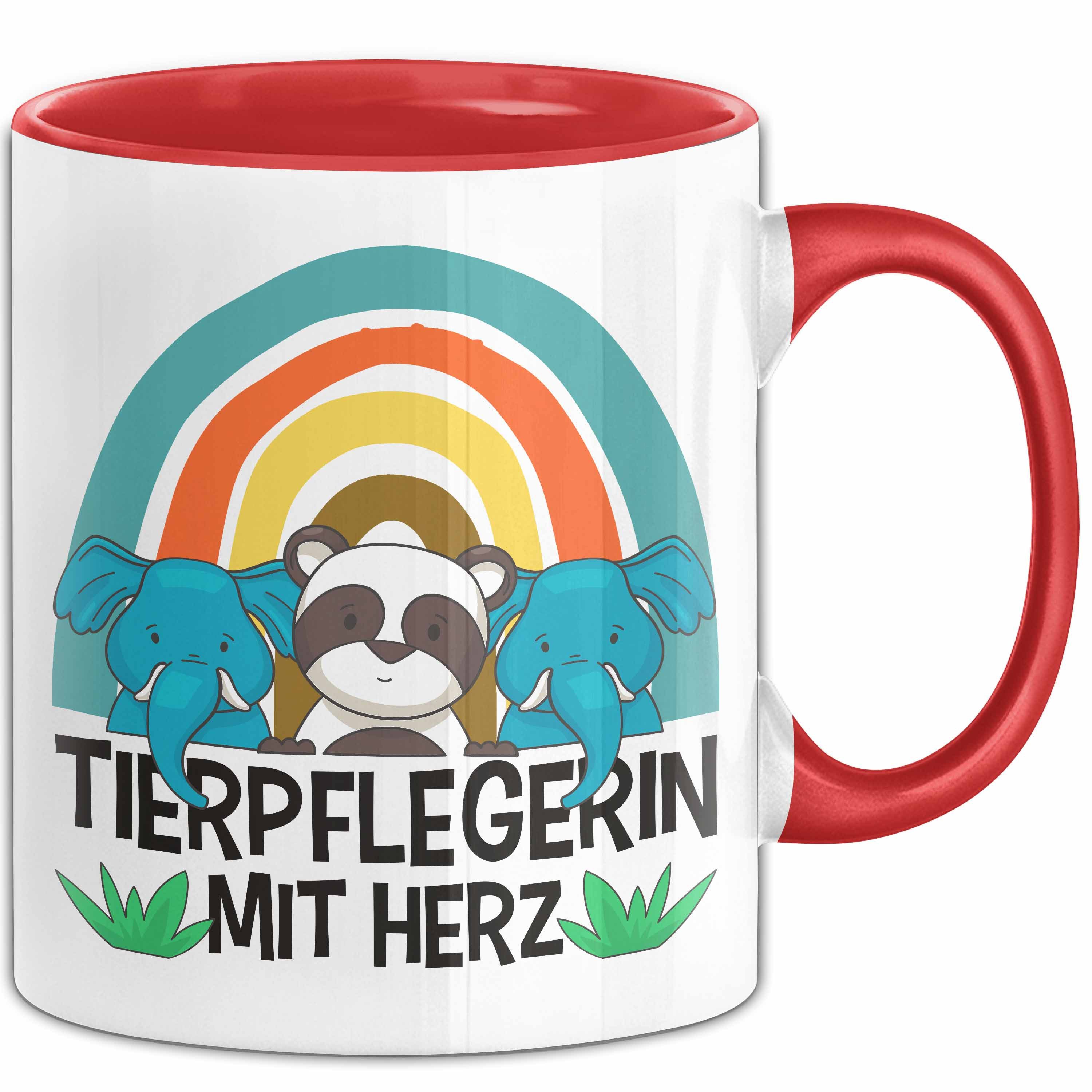 Tasse Tierpflegerin Mit Herz Tasse Lustiges Geschenk Für Zoo Tierpflegerin