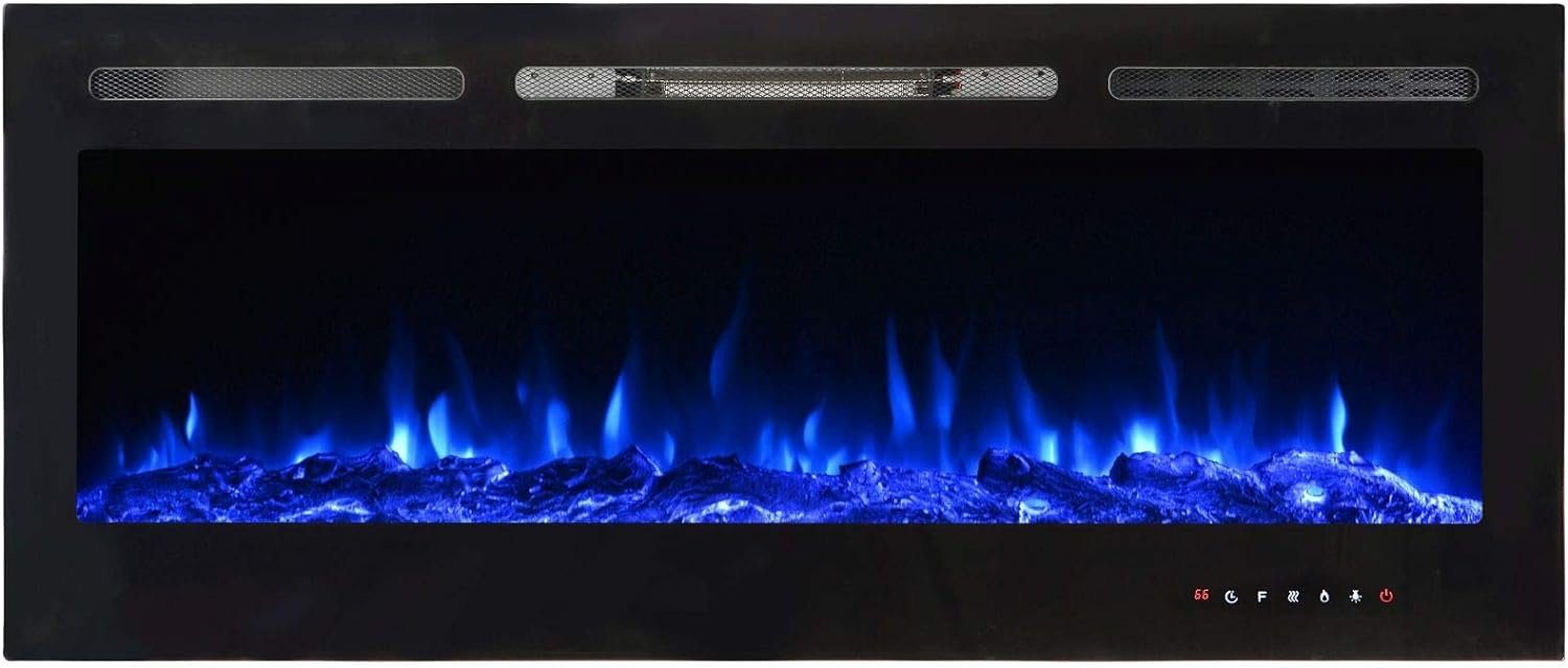 El Fuego Elektrokamin Elektrokamin "LINZ" von El Fuego, 900/1800 W, inkl. Fernbedienung